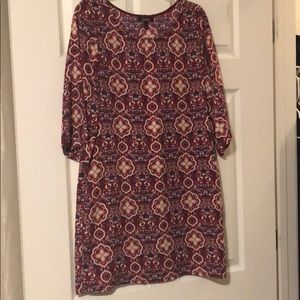 FINAL SALE 🔥 Patterned purple dress L